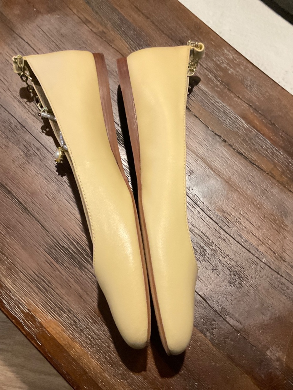 Dolce Vita Baiden Ballet Flats Warm Natural Leather Size 8 - Picture 3 of 8
